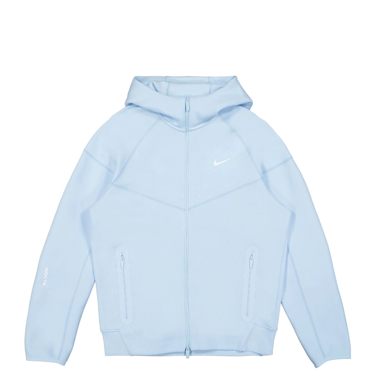 NOCTA Tech Fleece Hoodie in Blue front view