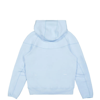 NOCTA Tech Fleece Hoodie in Blue back view